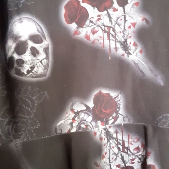 Alchemy By Hell Bunny Dark Valentine Dress size small - Picture 4 of 4